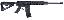 Omni Hybrid Flat Top .300 AAC Blackout M4 16 Inch Melonite Coate