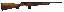 ISSC SPA .17 HMR 20 Inch Barrel Black Finish Straight Pull Actio