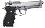 Model 92FS Brigadier 9mm 4.9 Inch Barrel INOX Finish Three-Dot S