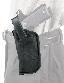 Hip Holster With Thumb Break Black Left Hand For 3.75-4.5 Inch B