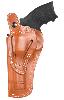 Leather Multi-Position Holster Brown Right Hand For Smith and We