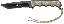 Black Label Stone Cold Tanto Cord Fixed Blade Knife 5.625 Inch T