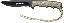Black Label Stone Cold Spear Cord Fixed Blade Knife 5.625 Inch t