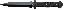 Black Label Tactical Pen/Letter Opener Set With 5 Inch Double Ed