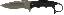 Black Label Strike Force Fixed Blade Tactical Knife 4 Inch Karam