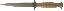 Black Label Backlash Fixed Blade Knife 5.5 Inch Double Edge Blad