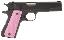 1911-22 Black/Pink Composite .22 Long Rifle 4.25 Inch Barrel Com