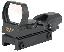 Panoramic Sight With Red/Green/Blue Dot Reticles Clam Packaged