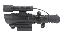 Tactical Red Dot Laser Sight 650nm With LED Flashlight