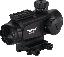 Tactical Red Dot Sight 1x35mm 5 MOA Dot Reticle Black