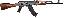 C39 V2 7.62x39mm 16.5 Inch Barrel Black Finish Front and Rear Si