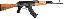 RAS47 7.62x39mm 16.5 Inch Barrel Matte Black Finish With Sights