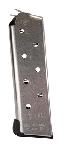 Power Mag Compact Magazine For 1911 .45 ACP 8 Round Stainless St