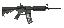 CMMG M4LE-A .22 Long Rifle 16 Inch Barrel 6 Position Stock Black