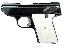 Freedom CA .32 ACP 2.8 Inch Barrel Black Chrome Finish White Gri