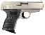 Freedom FS .380 ACP 3.5 Inch Barrel Satin Nickel Finish Black Gr