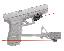 Rail Master Universal Rail Mount Laser Sight Black Finish Red La