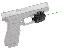 Rail Master Universal Rail Mount Laser Sight Black Finish Green