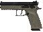 CZ P-09 Duty 9mm 4.5 Inch Barrel Black Finish Tritium Night Sigh