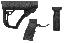 Buttstock/Pistol Grip/Vertical Foregrip Combo Black