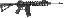 Panther Mid Length Recon Rifle .223 Remington 16 Inch Barrel Wit