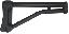Ace Original Skeleton Stock 9.5 Inch Black