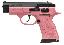 SAR B6PL Compact Lady 9mm 3.8 Inch Barrel Pink Frame Blue Stainl