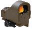 Mini Red Dot Sight Deluxe Kit 3.5 MOA Reticle Tan Plus Mount and
