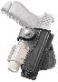 Paddle Holster Hinged for Natural Draw for Glock 17/22/31 with L
