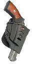 Evolution 2 Series Paddle Holster For Ruger GP100 Black Right Ha