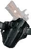 Combat Master Belt Holster For Ruger LCR Black Right Hand