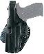 P.L.E. Paddle Holster For 1911 Style 3.5 Inch Barrel Black Left