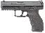 VP9 9mm 4.09 Inch Barrel 3-Dot Sights Black Finish Rail 10 Round