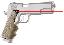 Laser Equipped Grips for 1911 Government Models Desert Tan