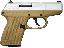 P-11 9mm 3.1 Inch Barrel Hard Chrome Slide Cerakote Tan Grip/Fra