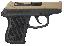 P-32 .32 ACP 2.68 Inch Barrel Cerakote Tan Slide Black Grip/Fram