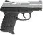 PF-9 9mm Luger 3.1 Inch Barrel Hard Chrome Slide Black Grip/Fram