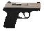 PF-9 9mm Luger 3.1 Inch Barrel Nickel Boron Slide Black Grip/Fra