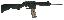 Sport Utility Rimfire .22 Long Rifle 16.1 Inch Blue Barrel Black