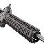 SUB-2000 Aluminum Forend Kit With Four Picatinny Rails Black