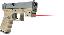 SCV4 Compact Laser Fits Rails .75 Inches Or Longer Tan