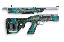 ADTAC Ston Camo Stock For Takedown Ruger 10/22 Ston Cobalt Camo