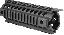 TEKKO Metal AR-15 Carbine Seven Inch Drop In Integrated Rail Sys