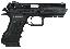 Baby Desert Eagle II 40 Smith & Wesson 4.52 Inch Barrel Black Ox
