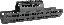 Extended AK-SS Universal Smooth Handguard AK47/74 Black