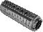 AR-15/M16 Military And Police 2 Sided Rail - M-4 Carbine Black