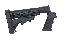 Flex Synthetic Tactical Stock 6-Position Black For Mossberg Flex