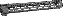 Lightweight M-Lok Series One Piece Free Float Handguard 15 Inch