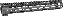 SSM M-Lok Series One Piece Free Float Handguard 15 Inch Black