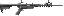 Model SR-22 AR Style .22 Long Rifle 16.12 Inch Blued Barrel Blac